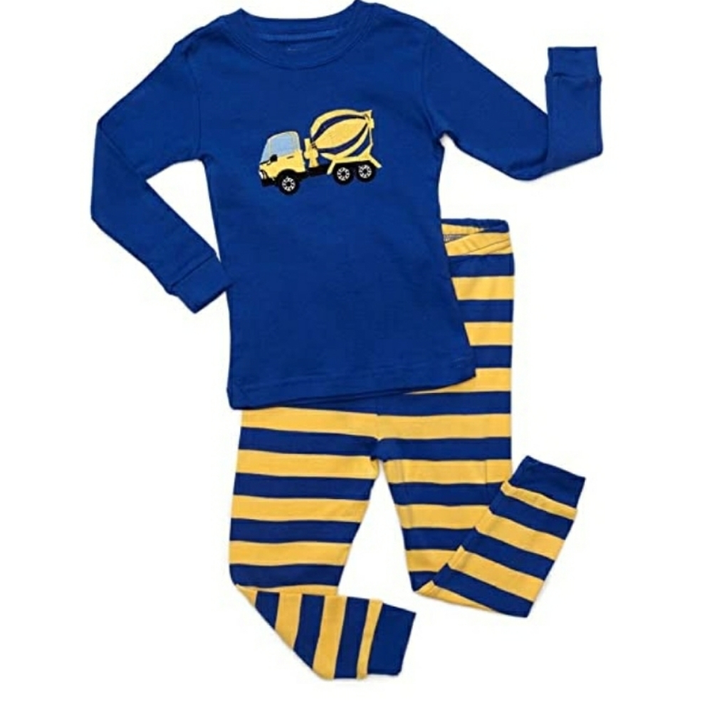 Size 3 Years Cement Truck 2 Piece Pj Set